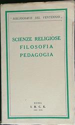 Scienze religiose filosofia pedagogia