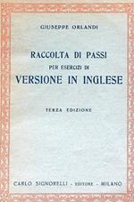 Raccolta di passi per esercizi di versione in inglese