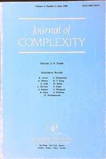 Journal of complexity vol. 4, n. 2