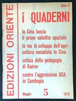 I Quaderni Anno V n. 5