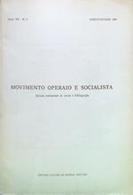 Movimento operaio e socialista Anno XV-N. 2/Aprile Giugno 1969