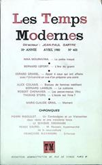 Les Temps Modernes - N. 405/Avril 1980