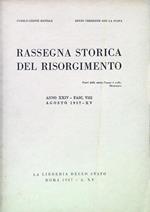 Rassegna storica del Risorgimento - Anno XXIV Fasc. VIII Agosto 1937-XV