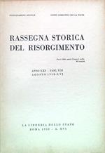 Rassegna storica del Risorgimento - Anno XXV Fasc. VIII Agosto 1938-XVI