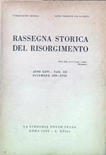 Rassegna storica del Risorgimento - Anno XXVI Fasc. XII Dicembre 1939-XVIII