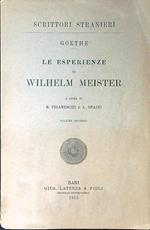 Le esperienze di Wilhelm Meister vol. II