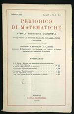 Periodico di matematiche n. 3/maggio 1921