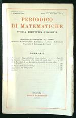 Periodico di matematiche n. 3/maggio 1934