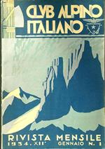 Club alpino italiano n.1 gennaio 1934