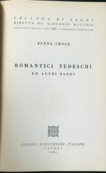 Romantici tedeschi ed altri saggi