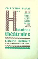 Histoires théatrales