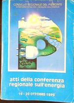 Atti della conferenza regionale sull'energia 1979