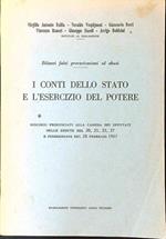 I conti dello Stato e l'esercizio del potere