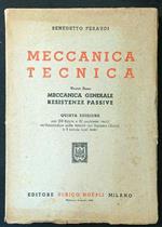 Meccanica tecnica volume primo