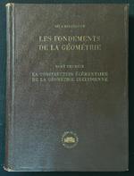 Fondements de la Geometrie tome premiere