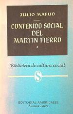 Contenido Social Del Martin Fierro