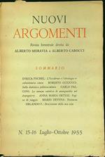 Nuovi argomenti n. 15-16/luglio-ottobre 1955