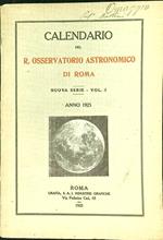 Calendario del R. osservatorio astronomico di Roma