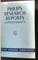 Philips Research Reports n. 21 1966. Supplements