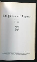 Philips Research Reports n. 5 1950
