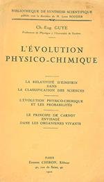 évolution physico-chimique