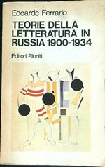 Teorie della letteratura in Russia 1900 - 1934