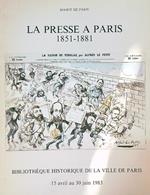 presse à Paris 1851-1881