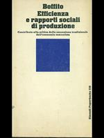 Efficienza e rapporti sociali di produzione