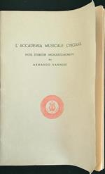 accademia musicale Chigiana. Note storiche 1932-1956