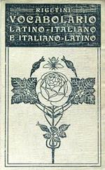 Vocabolario latino-italiano e italiano-latino