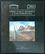 Asta opere d'arte contemporanea 27 ottobre 1989