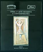 Opere d'arte moderna e contemporanea 16 ottobre 1991