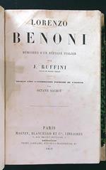 Lorenzo Benoni memoires d'un refugie italien