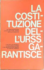 La costituzione dell'URSS garantisce