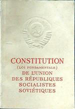 Constitution de l'union des republiques socialistes sovietiques