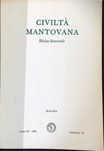 Civiltà mantovana quaderno 35/1972 estratto