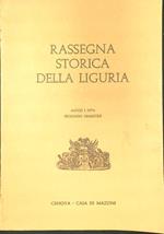 Rassegna storica della Liguria Anno I-1974 Secondo Semestre