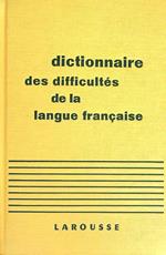 Dictionnaire des difficultés de la langue française