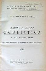 Lezioni di clinica oculistica