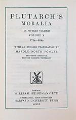 Plutarch's Moralia X