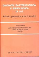 Diagnosi batteriologica e sierologica di Lue