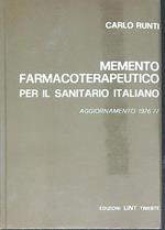 Memento farmacoterapeutico per il sanitario italiano. Aggiornamento 1976-77