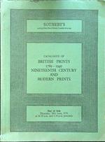 Catalogue of british prints 1780-1940