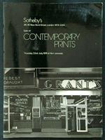 Sale of contemporary prints 22nd july 1976