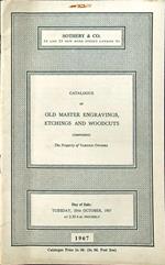 Catalogue of old master engravings, etchings and woodcuts