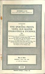 Catalogue of modern etchings, engravings and lithographs