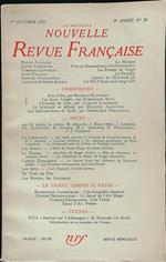La nouvelle revue francaise n. 58/octobre 1957
