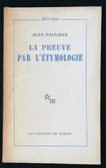 La preuve par l'étymologie