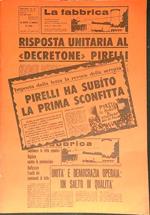 L' autunno sindacale alla Pirelli