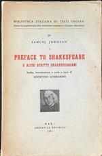 Samuel Johnson. Preface to Shakespeare e altri scritti shakespeariani